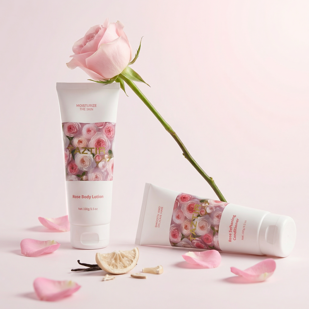 Rose Fragrance Bath Set