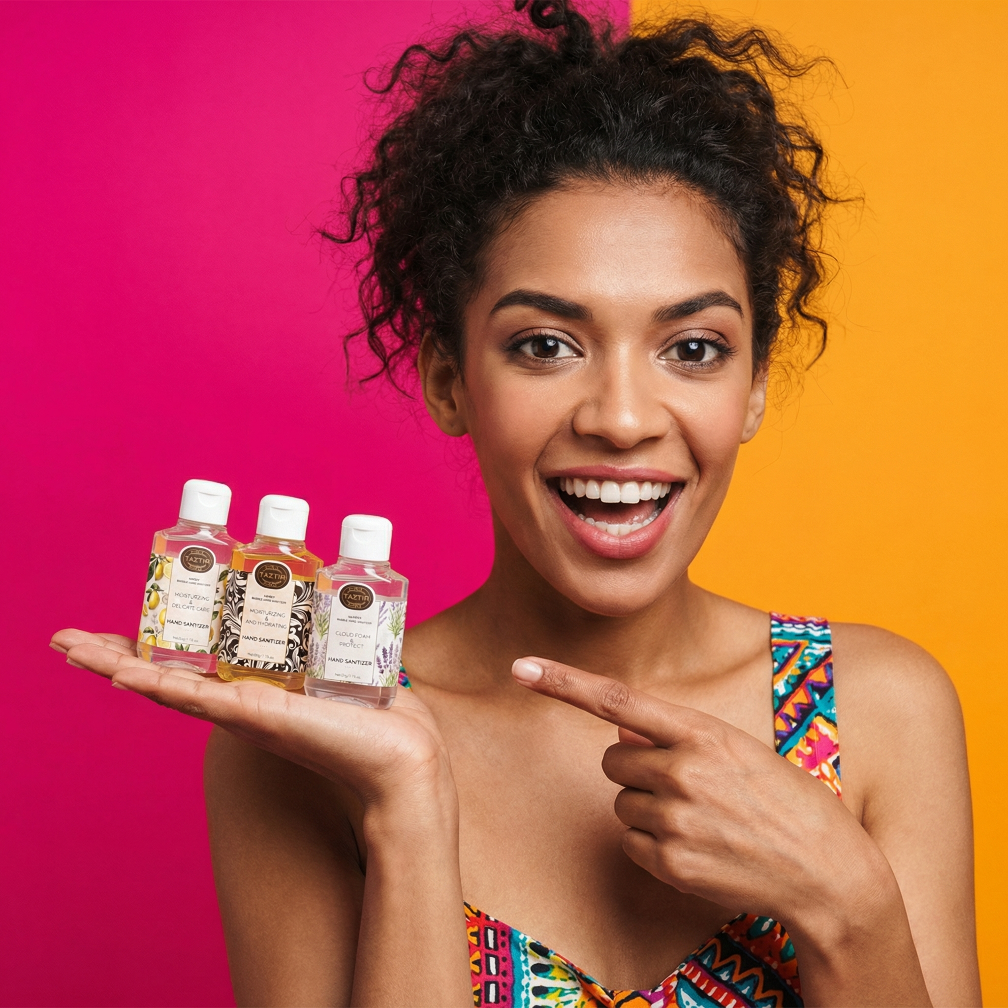 Bubble Hand Sanitizer Travel Set