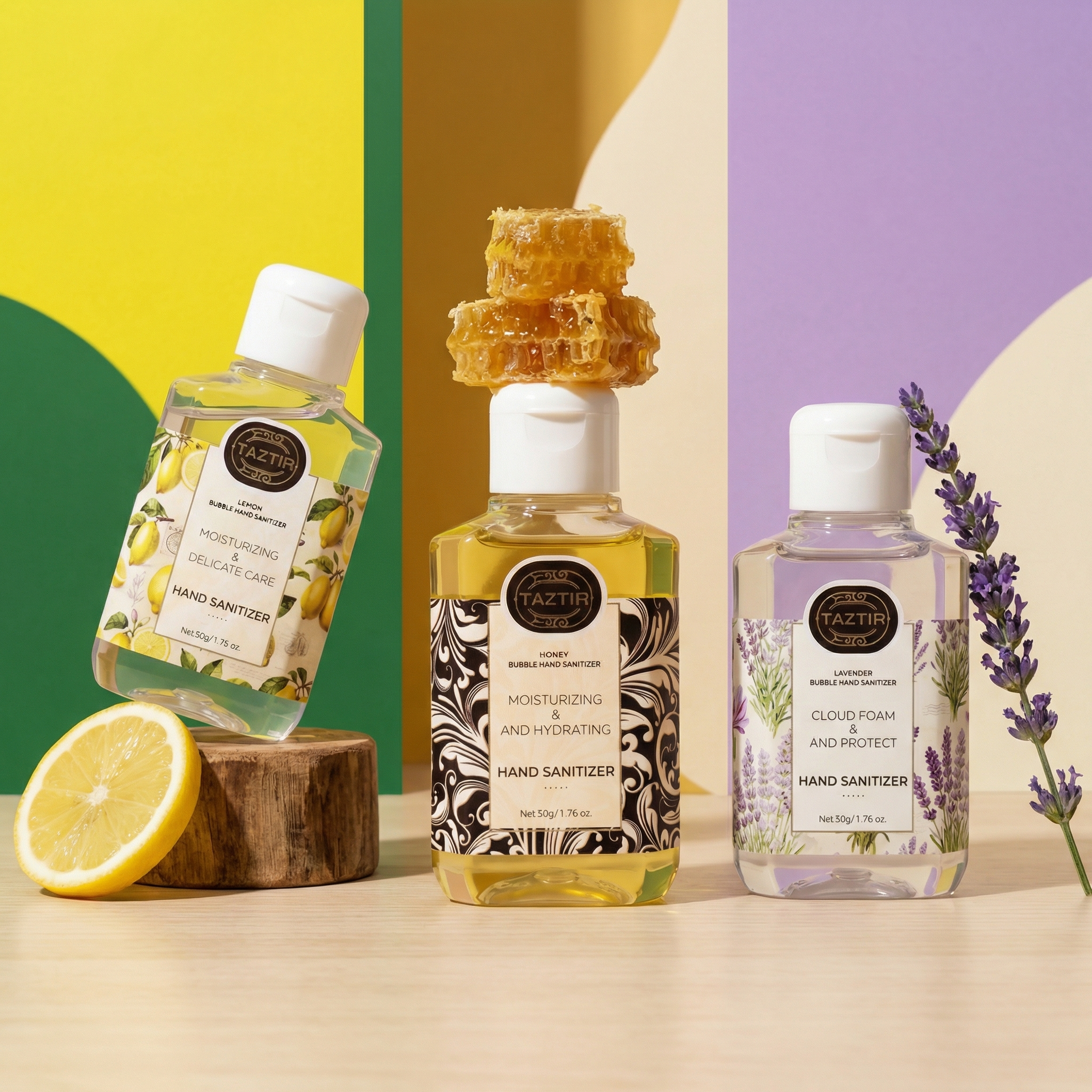 Bubble Hand Sanitizer Travel Set